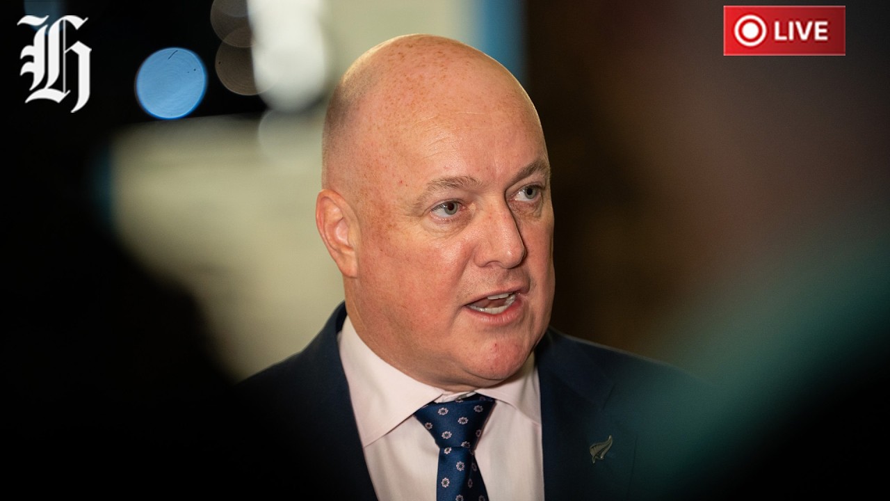 NZ Herald Live: Christopher Luxon speaks to media