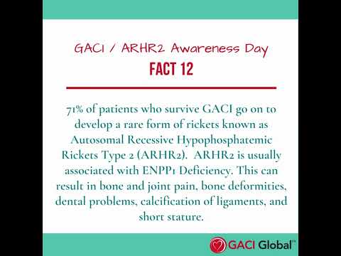 Awareness Day Facts on GACI and ARHR2