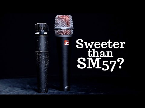 BETTER THAN SM57? SE Electronics V7X vs Shure SM57 Instrument Microphone Comparison