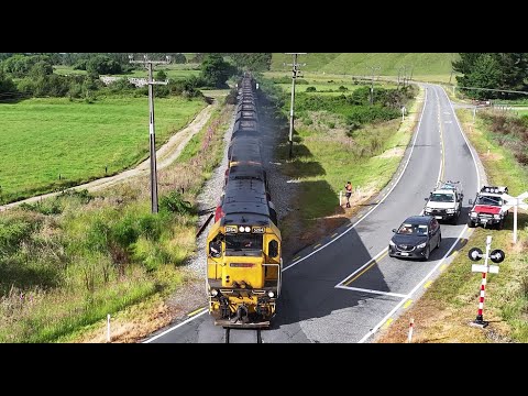 The Best of Trains by Drone - New Zealand 2023