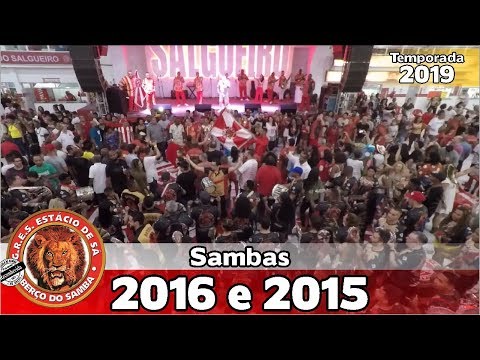 Estácio de Sá 2016 e 2015 - Bateria no Salgueiro Convida - Apoteose ao vivo - #SC19