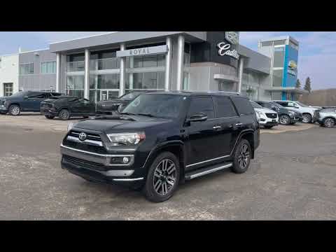 2020 Toyota 4Runner 4WD in Black for sale at Royal Chevrolet in Orangeville, ON