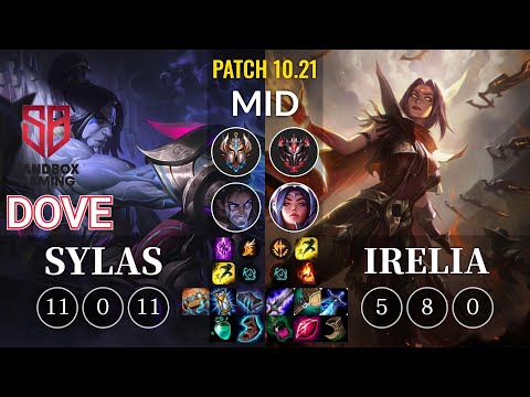 SB Dove Sylas vs Irelia Mid - KR Patch 10.21