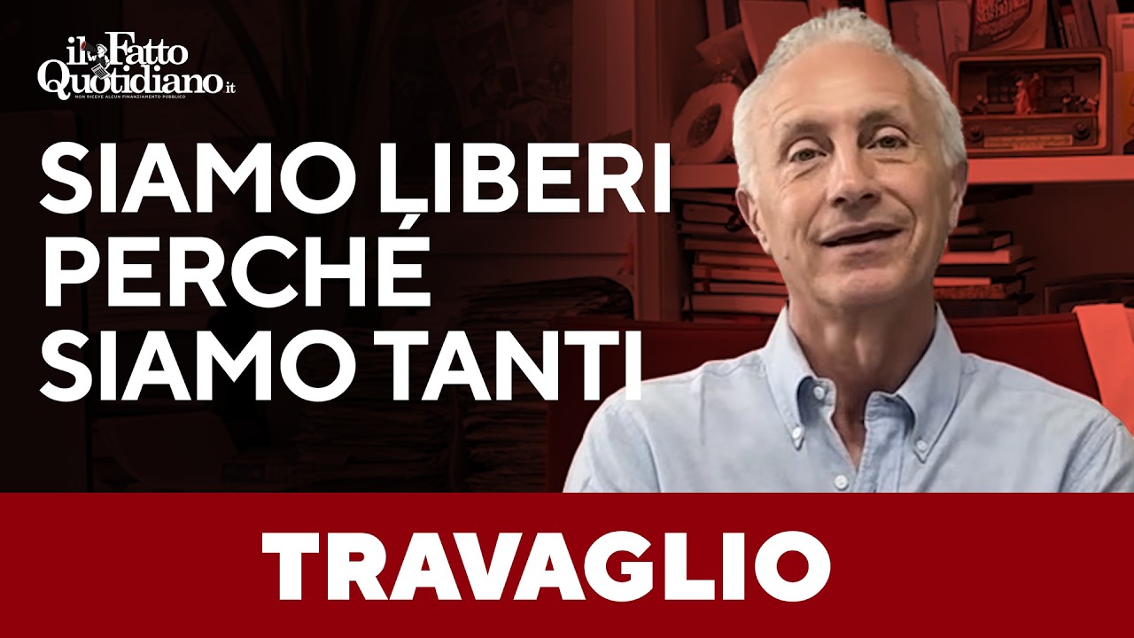 Marco Travaglio: “Continueremo a camminare a schiena dritta, ma dobbiamo essere molti di più”
