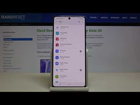 How to Reset App Preferences in SAMSUNG Galaxy Note 20 – Restore App Settings