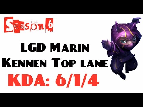 Korea Challenger LOL - LGD Marin - Kennen Top lane vs Morgana (Feb 15, 2016)