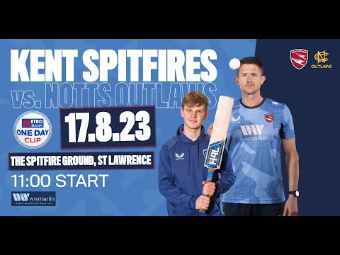 📽 LIVE STREAM | Kent Spitfires vs. Notts Outlaws
