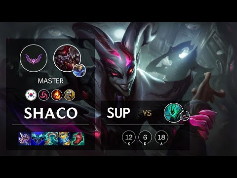 Shaco Support vs Thresh - KR Master Patch 12.1
