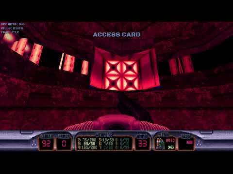 Duke Nukem 3D (20th Anniversary World Tour) - E2L1: Spaceport [All Secrets]