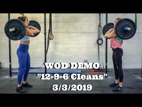 Wod Demo - 12-9-6 Cleans (Paradiso CrossFit)