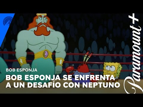 Bob esponja vs Neptuno 🧜🏽‍♂️ l Bob Esponja l Paramount+