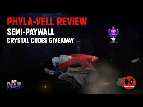 Paywall Phyla-Vell Pre-APK Review | Hidden Crystal Coupons | Marvel Future Fight | HD