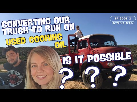 DIY CAMPER BUILD ON A BUDGET | Building Betsy - Ep 2 - WVO Truck Conversion | Matches on the Map