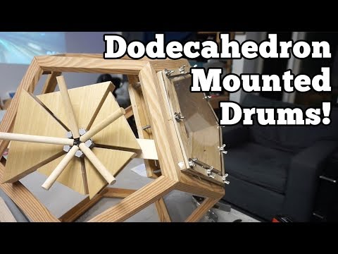 Mounting Drums to the Dodecahedrum!