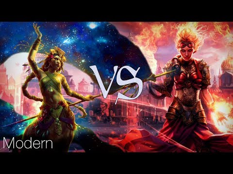MtG Modern Gameplay - En'bant'ment Control VS Mardu Midrange