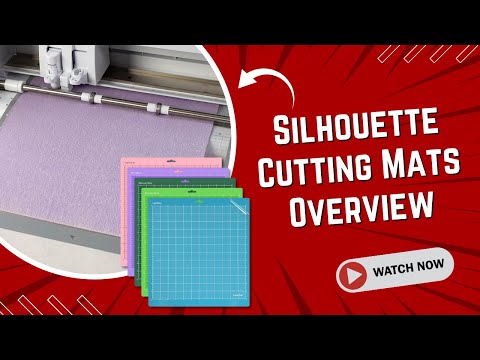 Silhouette Studio Tutorial (Cutting Mats Overview) #silhouettestudio #cuttingmats #setup #tutorial