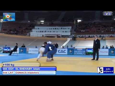 Judo 2010 World Cup Men Vienna: Islam El Shehaby (EGY) - Vladimirs Osnacs (LAT) [+100kg]