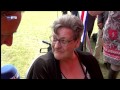 Oranjefan Ria van Ommen spreekt koningspaar