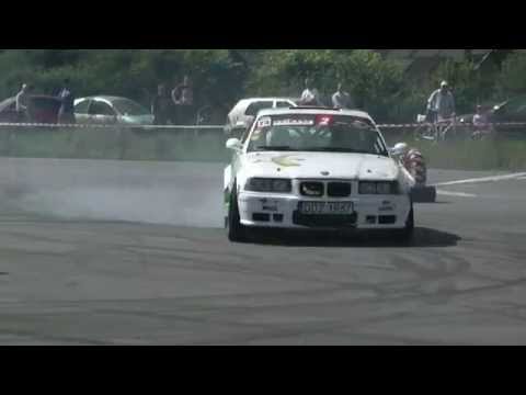 1 KJS Bielawa 2014 - Mateusz Banaś / Justyna Krukiewicz - BMW E36 GTR ''Biała Dama'''