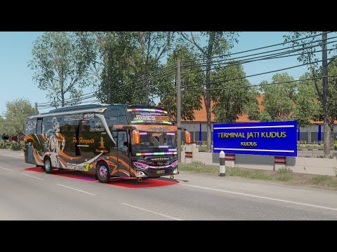 Menuju Terminal Jati Kudus Dari Garasi Po Haryanto Di MAP JARE V3 l ETS-2 INDONESIA
