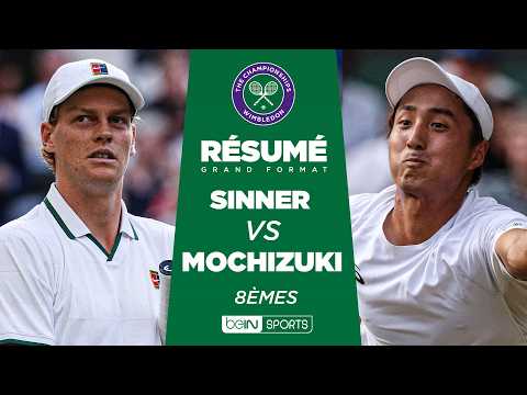 WIMBLEDON : Jannis SINNER vs Shintarō MOCHIZUKI | 8èmes