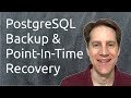 PostgreSQL Backup Point In Time Recovery