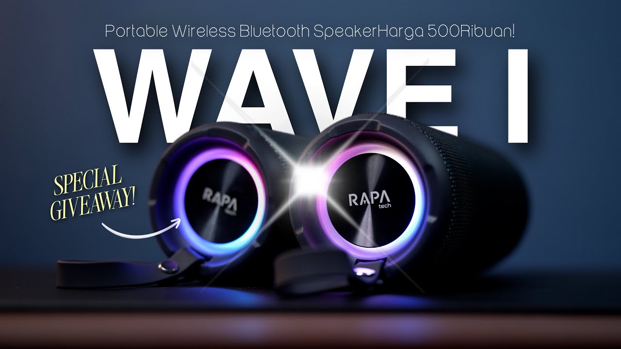 GIVEAWAY! Speaker Portable 500 Ribuan Suara NGEBASS!🔥 ft. Axel - RAPA WAVE I Review Indonesia