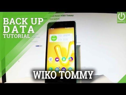 WIKO Tommy Enable Google Backup / Add Backup Account