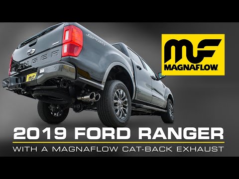 [SOUND CLIP] 2019 - 2021 Ford Ranger MagnaFlow Cat-Back Exhaust System [Dual Tip] #19453 / #19454