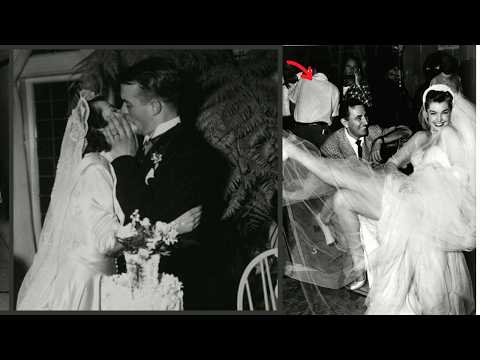 Old Hollywood Golden Age Wedding Photos — Private Moments (1930s–1970s) | Rare Vintage Stars