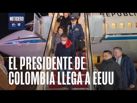 Gustavo Petro llega a Washington para histórico encuentro cara a cara con Donald Trump