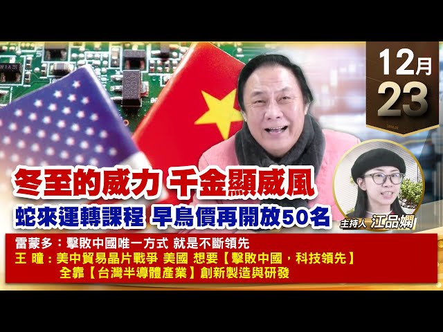 【財經至尊】王曈 1223《【冬至的威力 千金顯威風】》環宇ky⊕⊕⊕⊕⊕⊕⊕⊕，台積電領軍世芯+137萬，大綜波波賺再創歷史新高｜【波段獲利王、實戰驗證真功夫第一名】加入line@ king5588