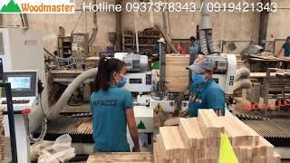 Công nghệ mới MÁY PHAY MỘNG 2 đầu CNC Woodmaster nhanh gấp 2-3 lần máy cơ truyền thống
