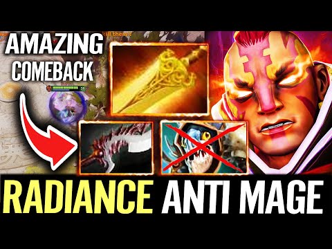 Turn the Tide Dramatically - Anti Mage Imba Radiance Rat Dota 2 strategy