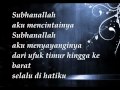 DI ATAS SATU CINTA ( OST SYURGA UNTUKMU) BY INDAH DEWI PERTIWI