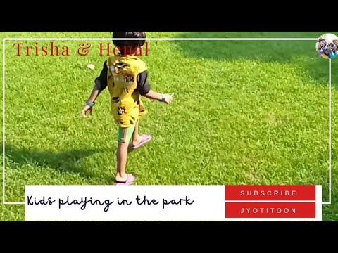 Kids playing in the park( Trisha & Henal)  #entertainment  #kids #enjoy