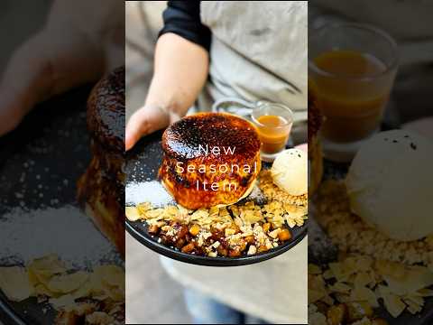 NOOICE tenjin 毎年恒例となっている安納芋ブリュレパンケーキが、今年も秋に登場します！ #fukuokacafe #fukuokagourmet #福岡カフェ #福岡グルメ #福岡朝食