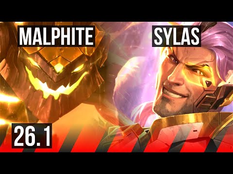 MALPHITE vs SYLAS (TOP) | EUW Master | 26.1