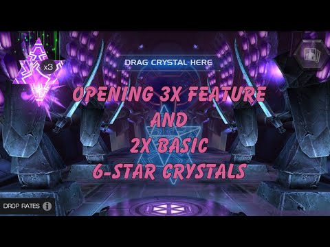 Opening 3x Feature and 2x Basic 6-Star Crystals…MCOC