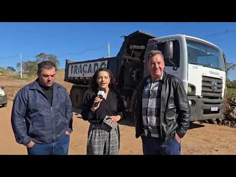 Prefeitura de Benjamin Constant do Sul informa sobre execução da obra de pavimentação da ERS-487