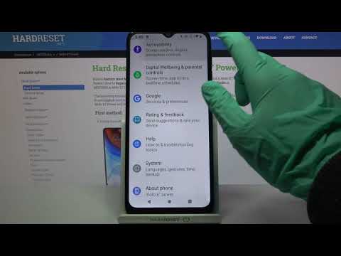 MOTOROLA Moto E7 Power and Accessibility Features – Turn On High Contrast Text