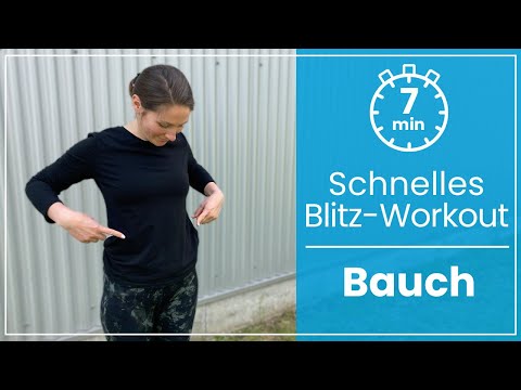 Schnelle Bauchübungen für Zuhause ➡️ 7 Minuten für Deinen Sixpack!