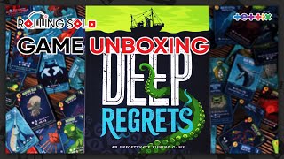 Deep Regrets w/ Lamentable Tentacles | Game Unboxing