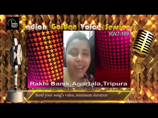 Rakhi Banik – Online Singing Competition – Indian Golden Voice Session 7 – Mangrove Production