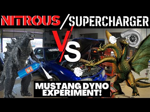 NITROUS Vs. SUPERCHARGER! Who Wins? Horsepower Battle DYNO EXPERIEMENT