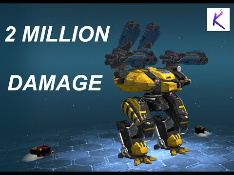 2 Million DAMAGE with MK2 lvl12 Chimera Behemoth in team death match | War Robots GamePlay