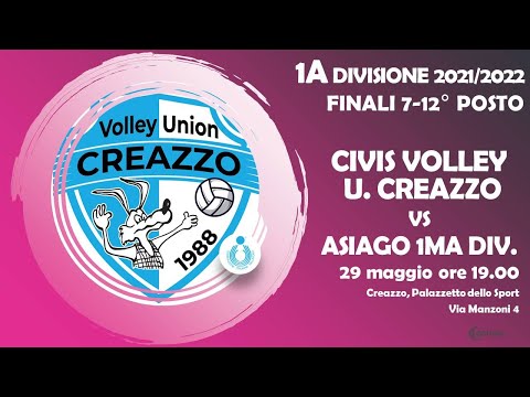 Prima Divisione F * finale 7-12 posto - Civis Volley Creazzo Asiago Prima Divisione