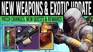 Destiny 2: NEW QUESTS & FINAL CHANCE LOOT! Exotic QUEST, New Weapons, Nightfall & Changes (23 April)
