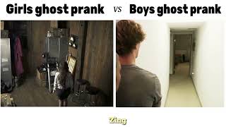 Girls Vs Boys ghost prank