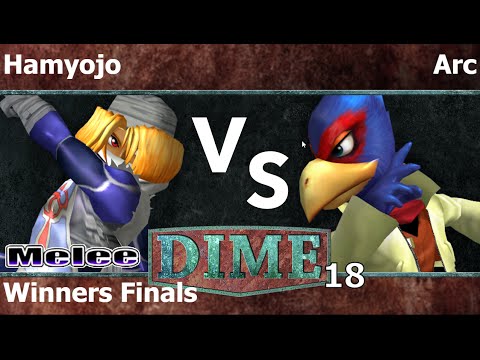 DIME 18 Melee - FX | Hamyojo (Sheik) vs AG | Arc (Falco, Marth) - Winners Finals